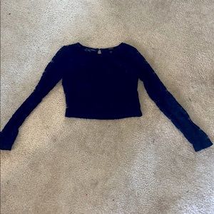 Lace crop top